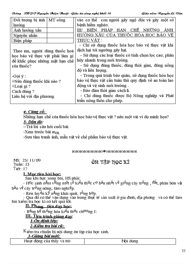 image for page Giao an cong nghe hay