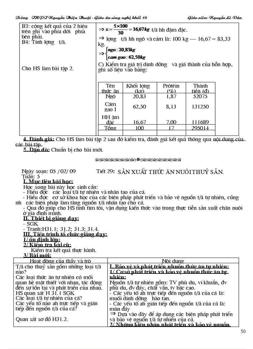 image for page Giao an cong nghe hay