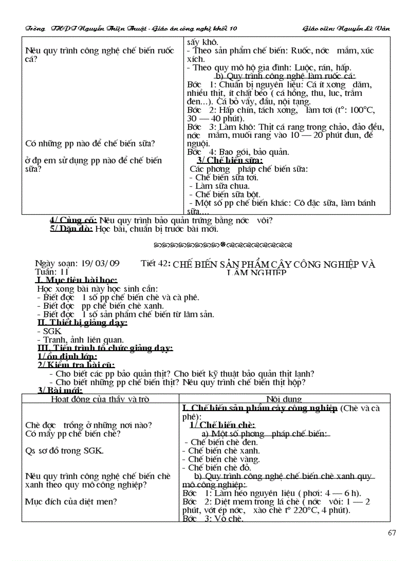 image for page Giao an cong nghe hay