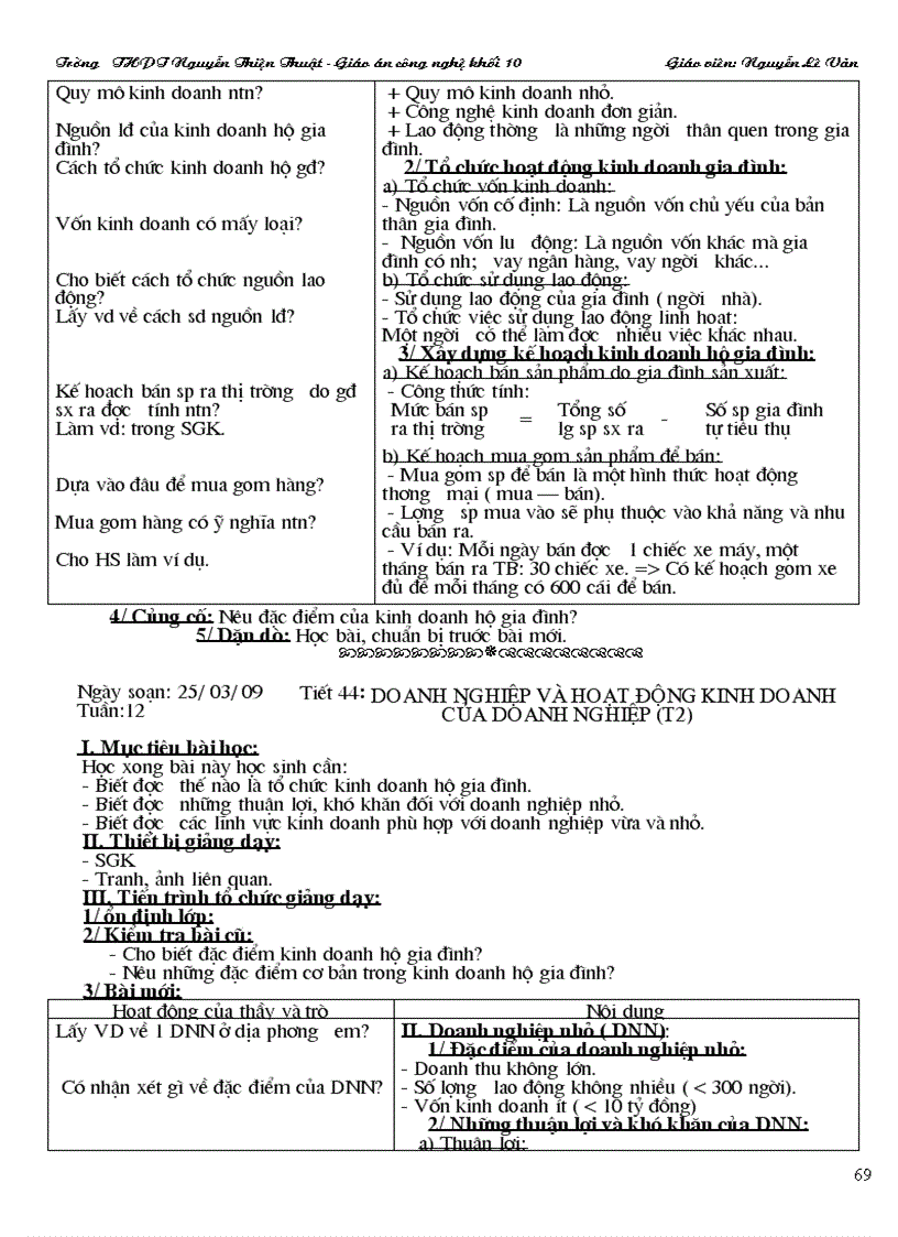 image for page Giao an cong nghe hay