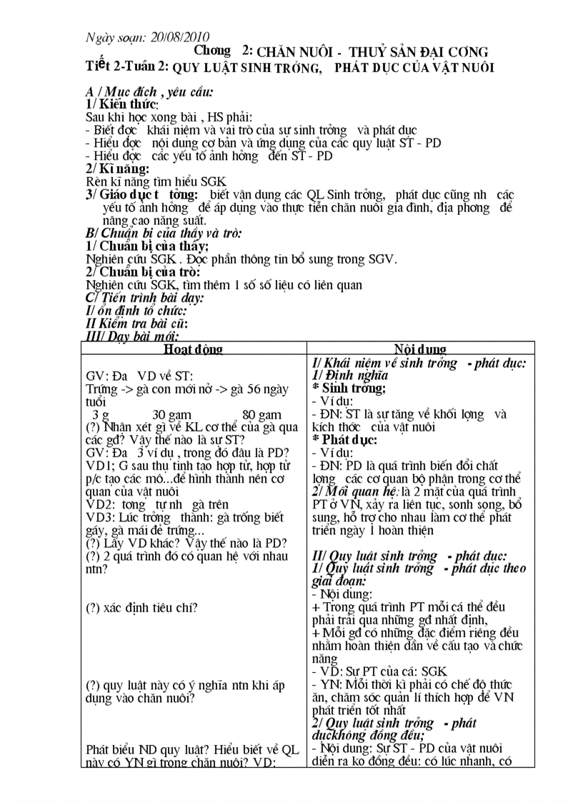 image for page Giao an mon cong nghe 10 tron bo cuc hay