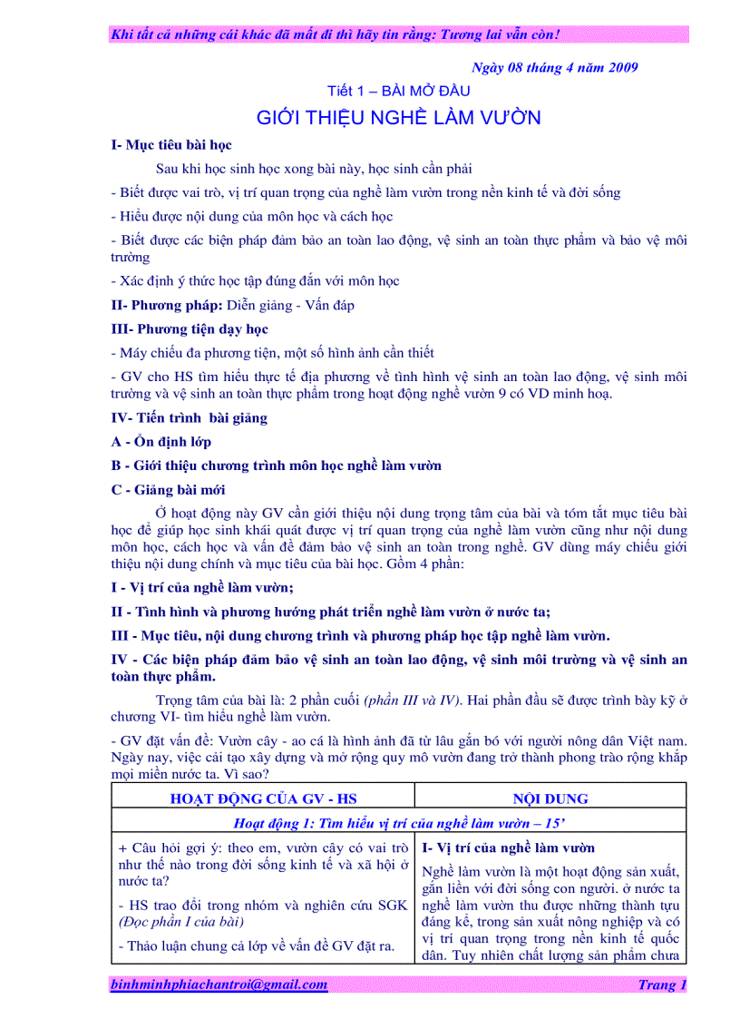 image for page Giáo án nghề làm vườn hot new