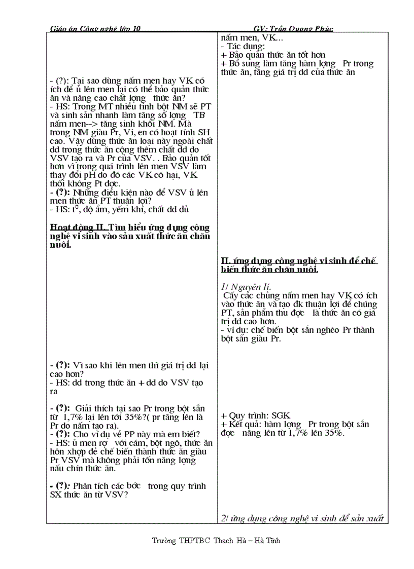 image for page Giáo án cn10 1