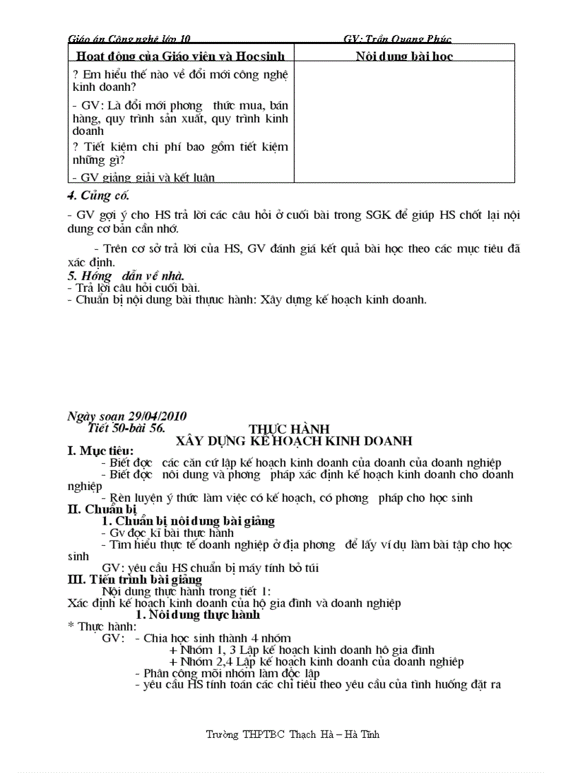 image for page Giáo án cn10 1