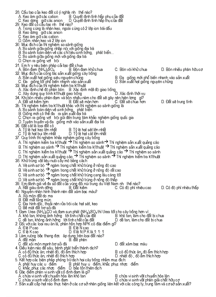 image for page Ngan hang cau hoi on tap mon cong nghe 10 cuc hay