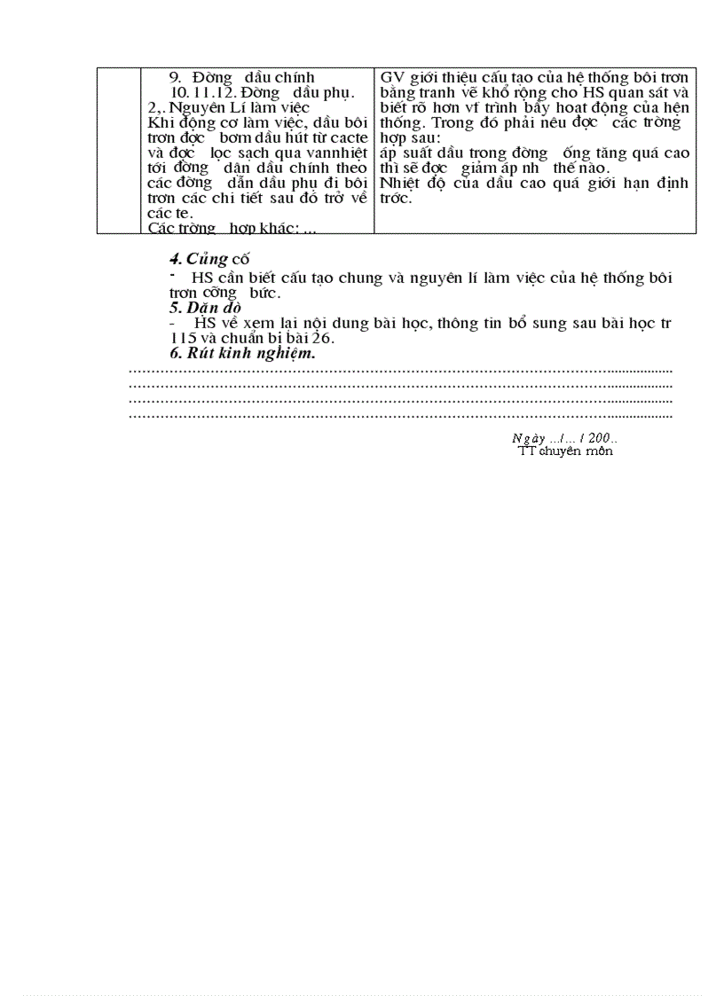 image for page Bài 25 Hệ thống bôi trơn