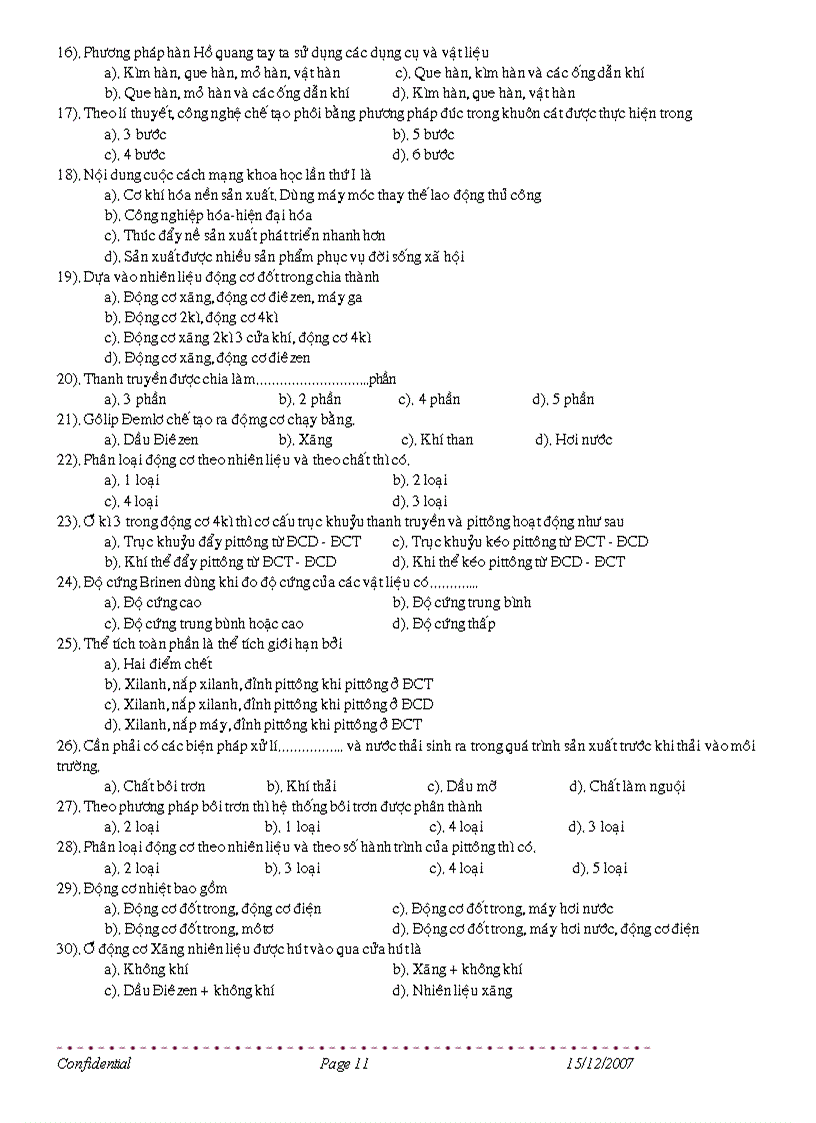 image for page Dề kt công nghệ 11 45p