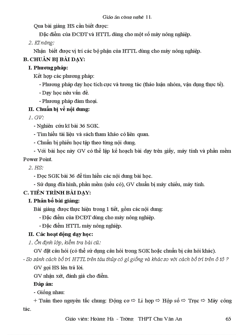 image for page Giao an CN 11 da chinh sua