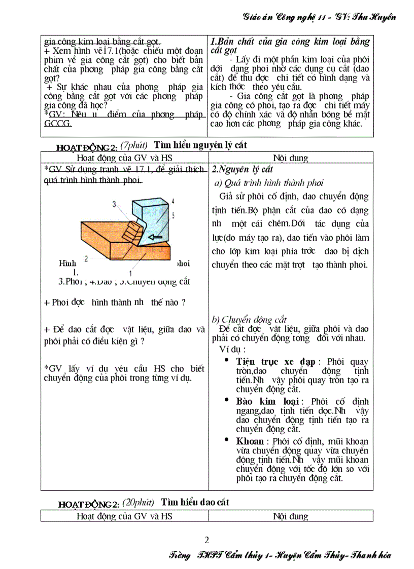 image for page Giáo án công nghệ 11 Chương 4