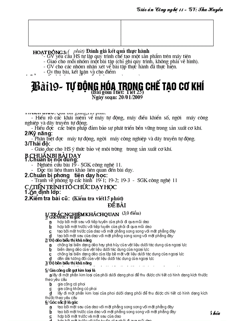 image for page Giáo án công nghệ 11 Chương 4