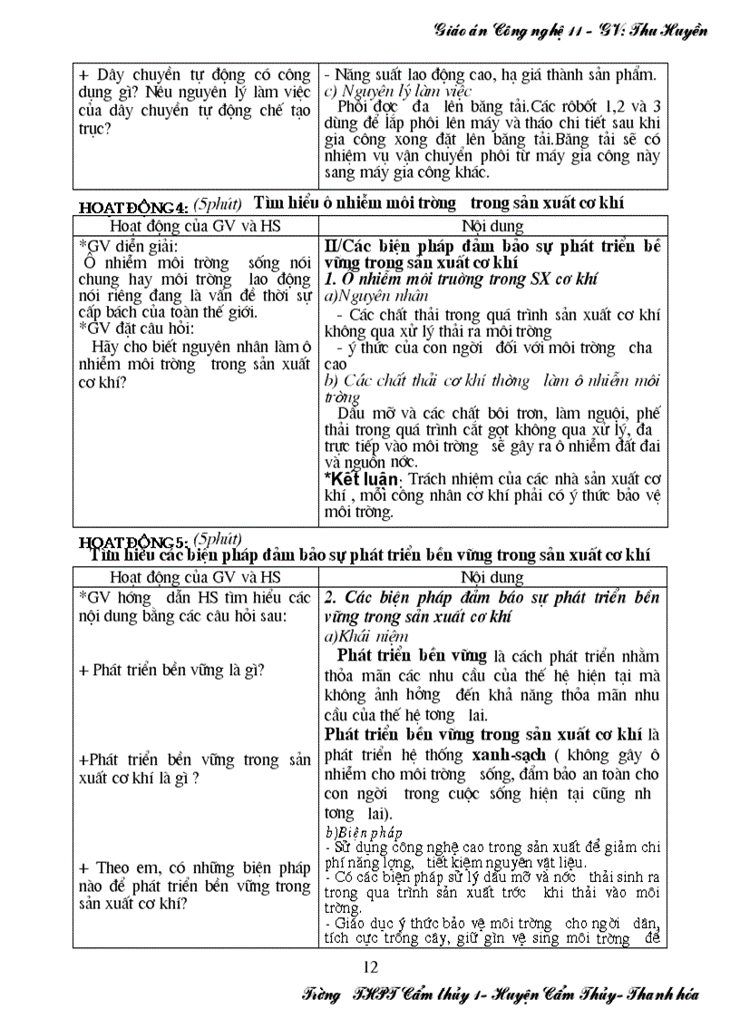 image for page Giáo án công nghệ 11 Chương 4