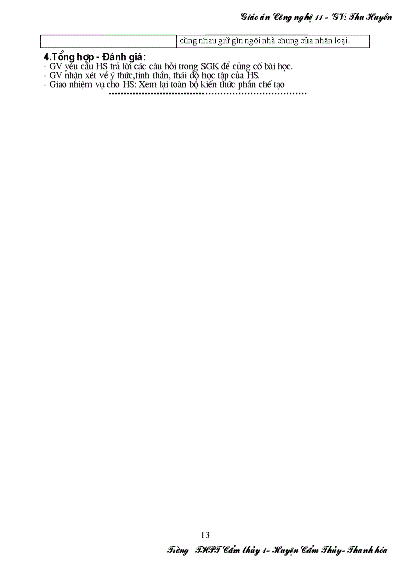 image for page Giáo án công nghệ 11 Chương 4
