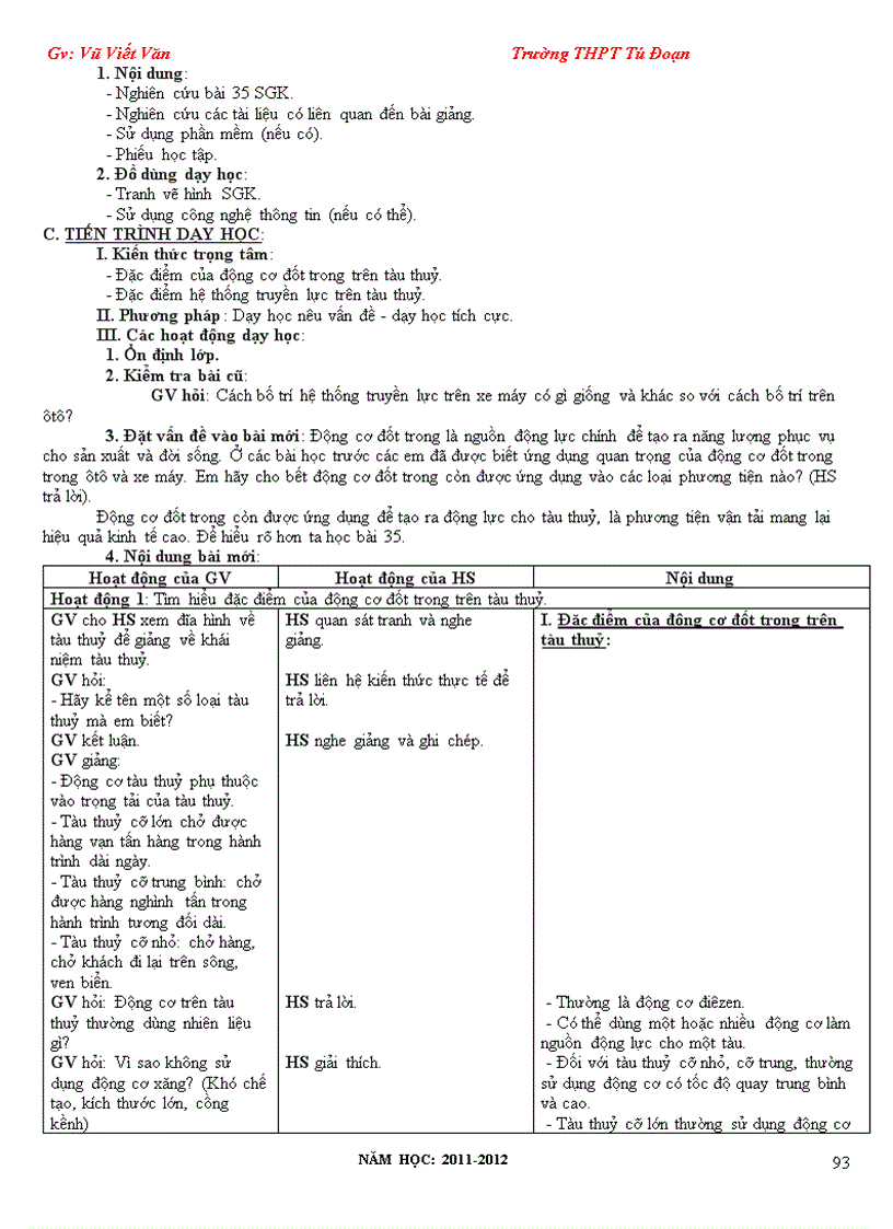 image for page Giáo án công nghệ 11 Đã tách từng tiết