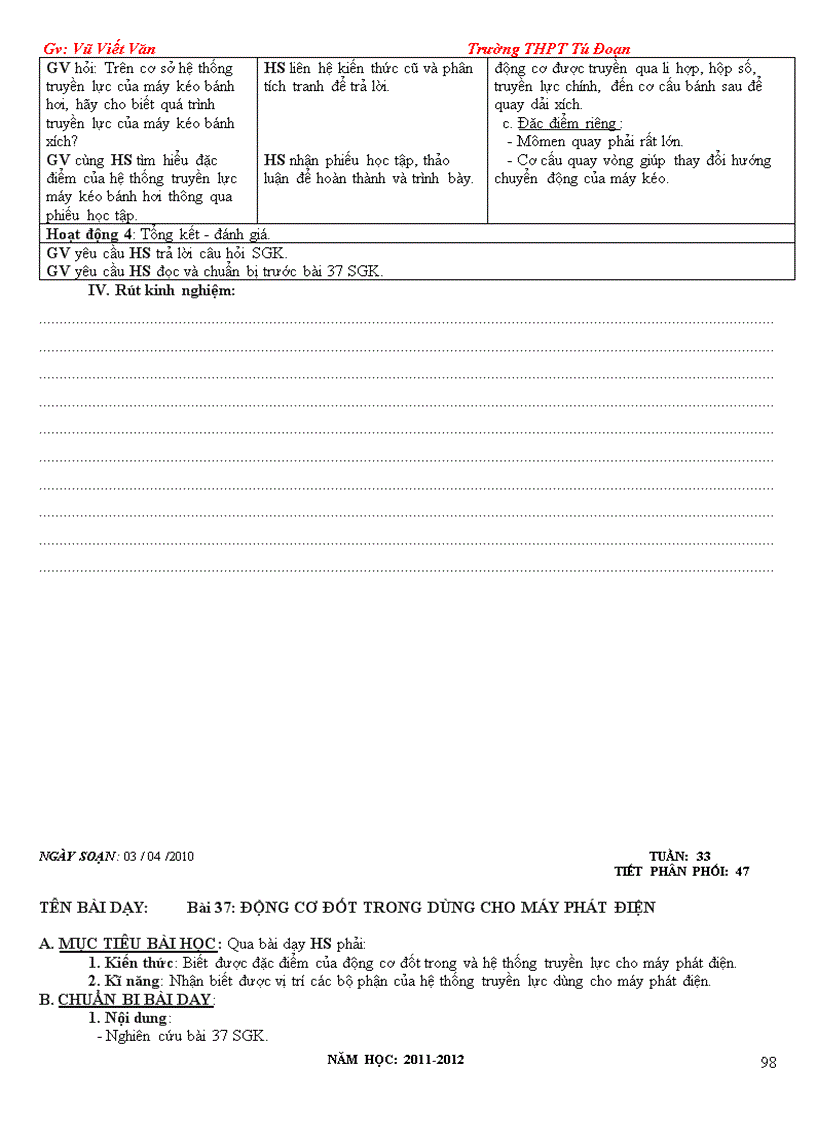 image for page Giáo án công nghệ 11 Đã tách từng tiết