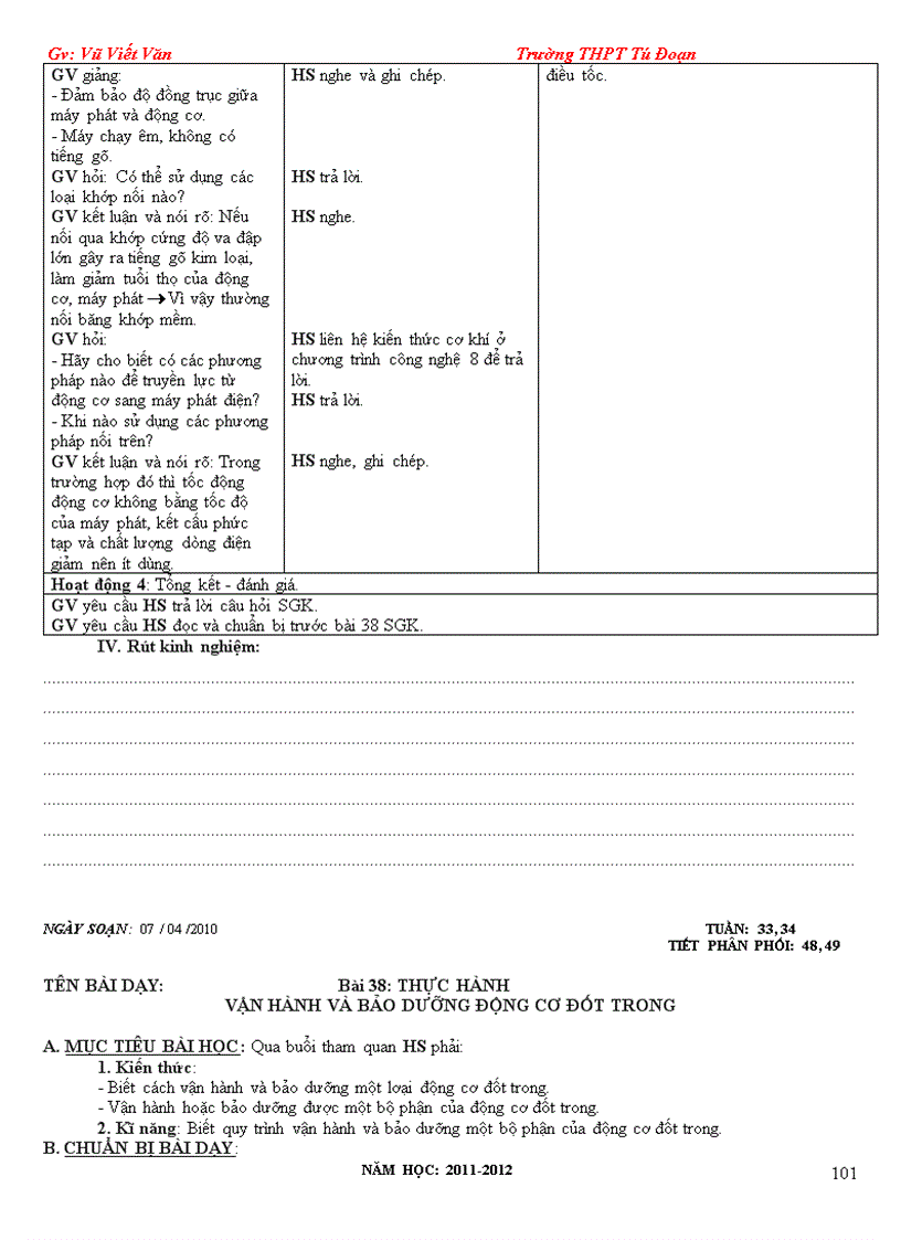 image for page Giáo án công nghệ 11 Đã tách từng tiết