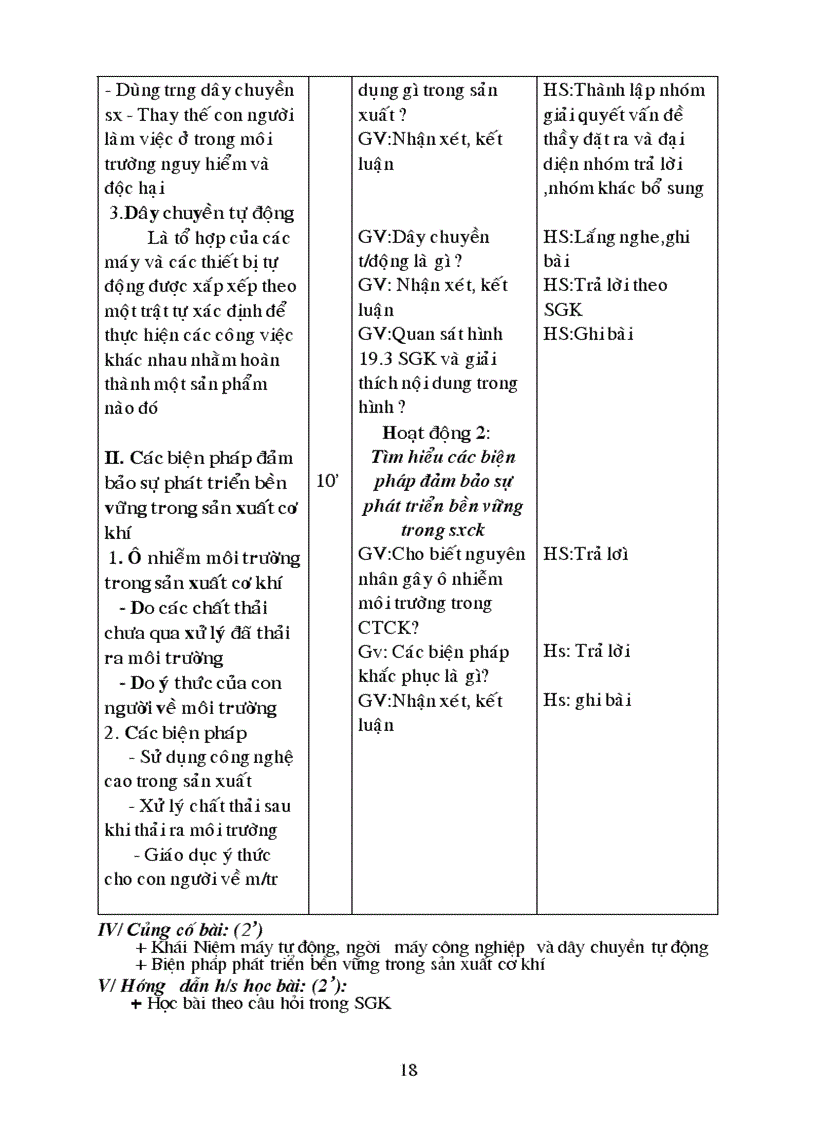 image for page Giáo án công nghệ 11 kì ii mẫu mới