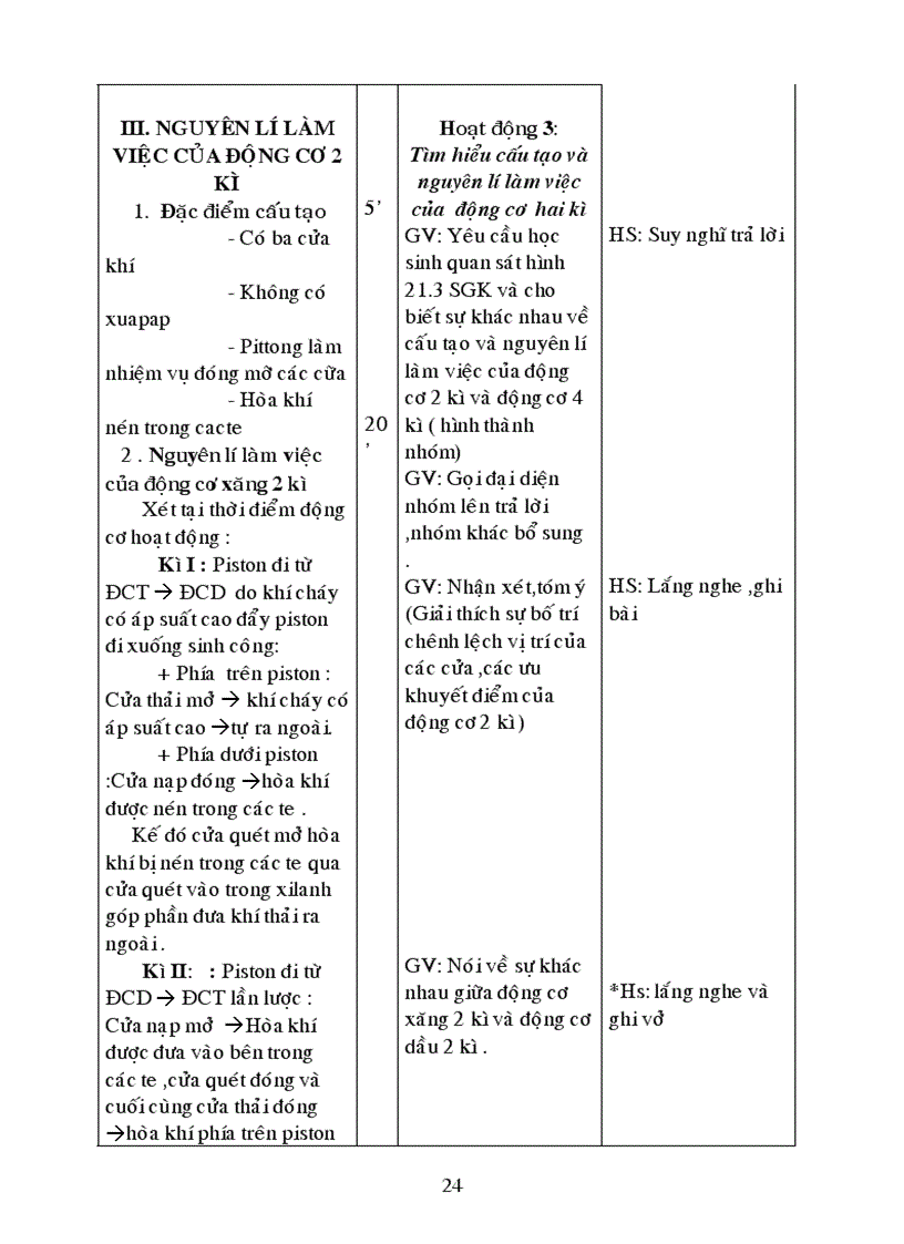 image for page Giáo án công nghệ 11 kì ii mẫu mới