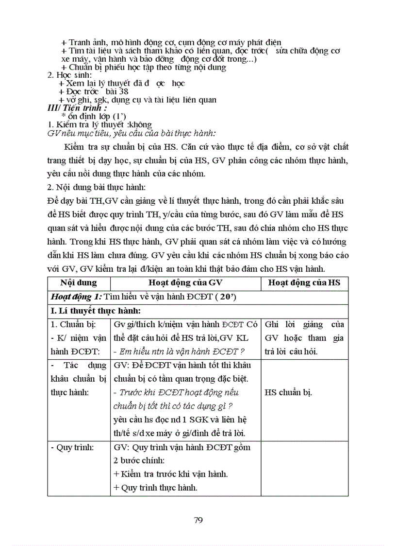 image for page Giáo án công nghệ 11 kì ii mẫu mới