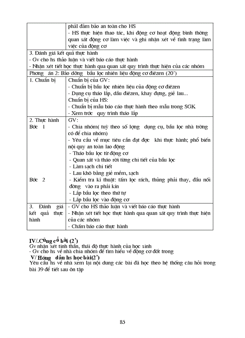 image for page Giáo án công nghệ 11 kì ii mẫu mới