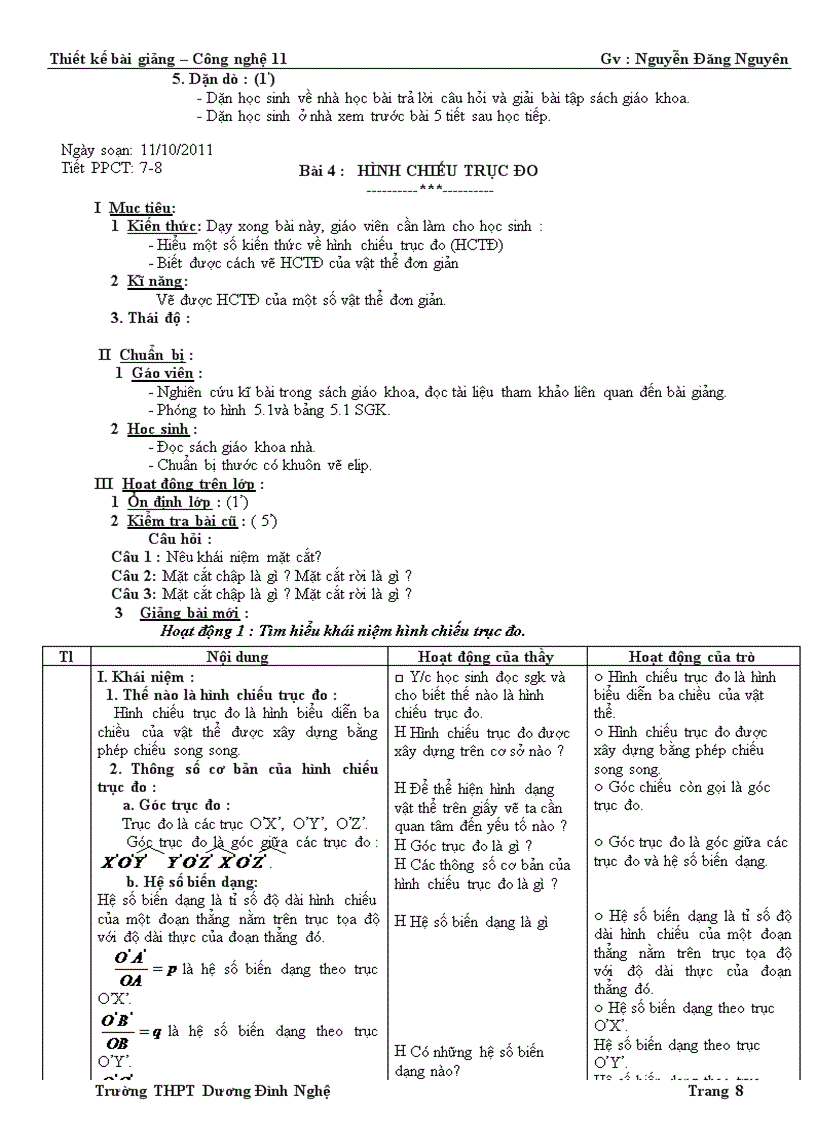 image for page Giao an cong nghe 11 moi theo chuong trinh cat giam