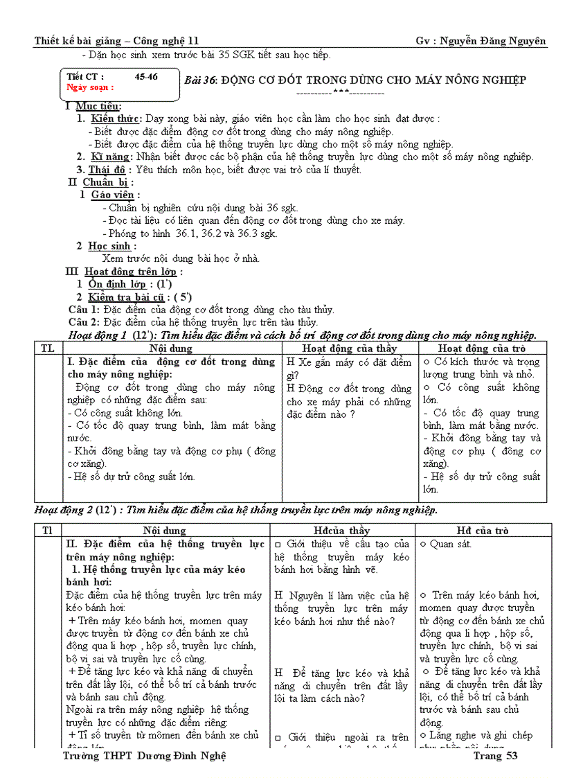 image for page Giao an cong nghe 11 moi theo chuong trinh cat giam