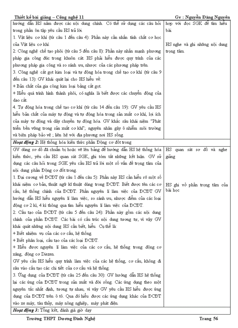 image for page Giao an cong nghe 11 moi theo chuong trinh cat giam