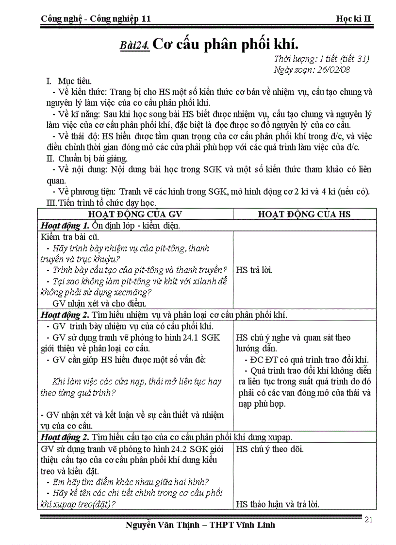 image for page Giáo án công nghệ 11 trọn bộ HKII