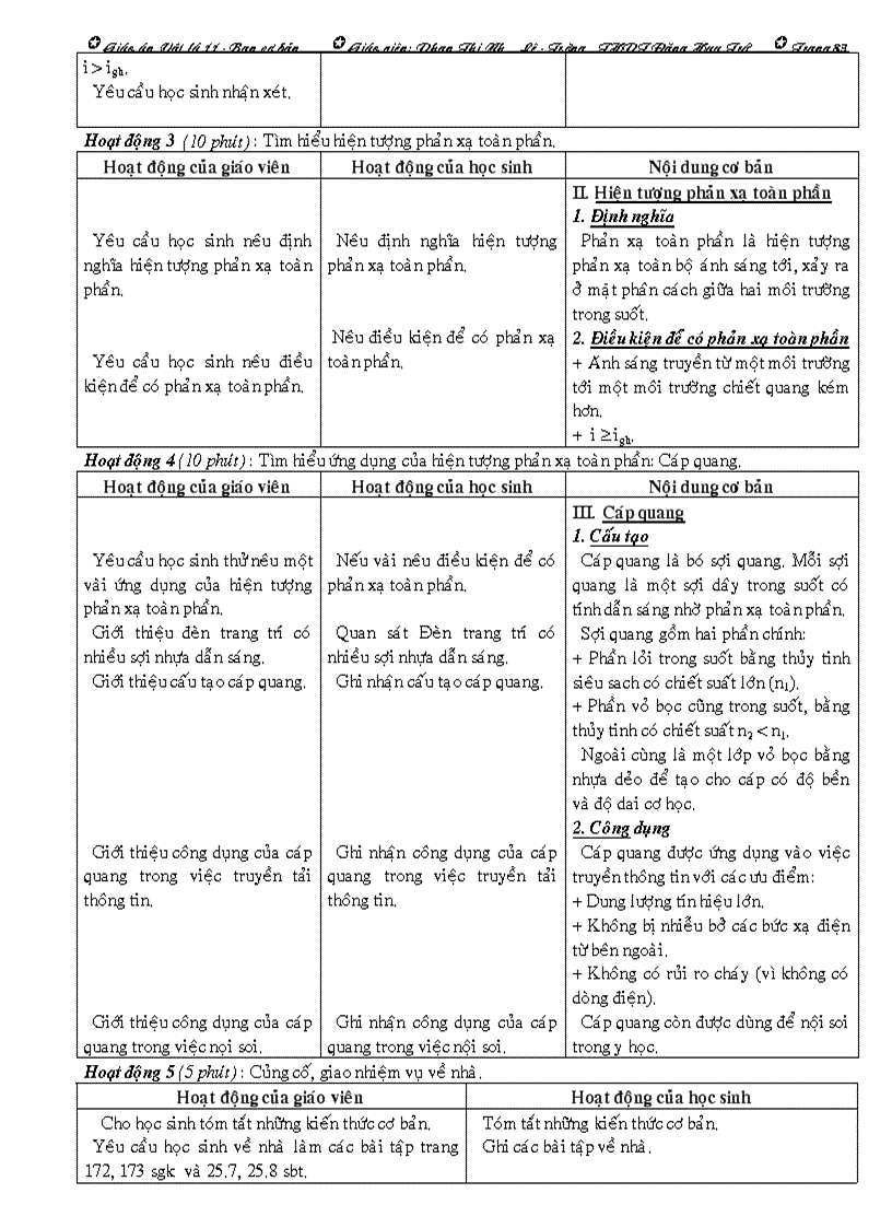 image for page Giáo án vật lý 11 học kỳ i