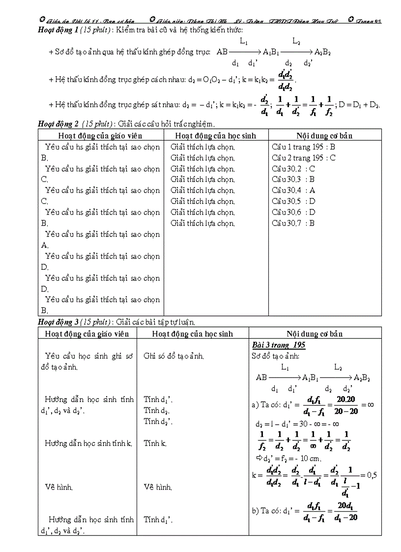 image for page Giáo án vật lý 11 học kỳ i