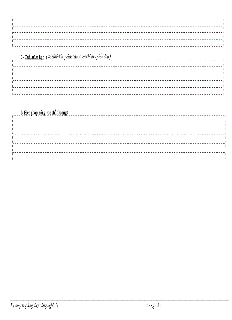 Kế hoạch chuyên môn công nghệ 11