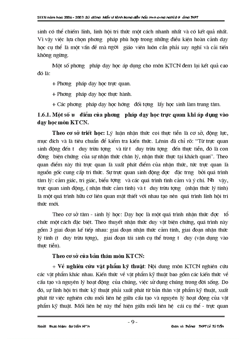 image for page SKKN Ứng dụng CNTT trong dạy học môn CN 11