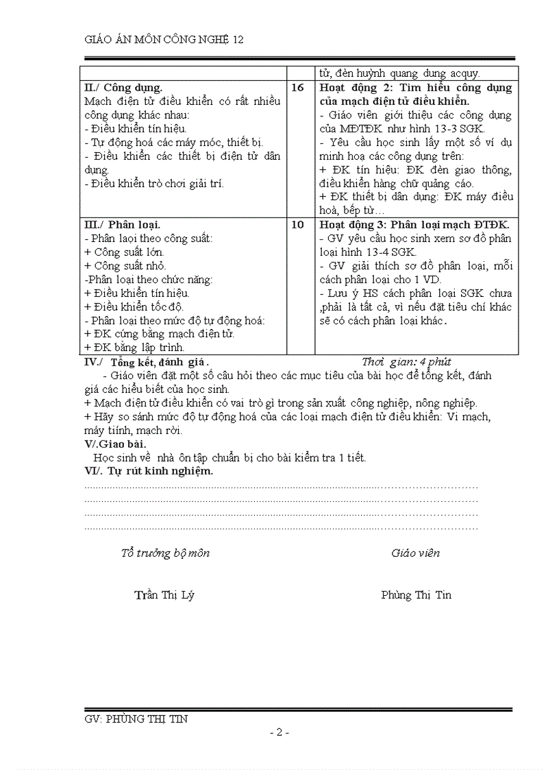 image for page CÔNG NGHỆ 12 Tiết 13