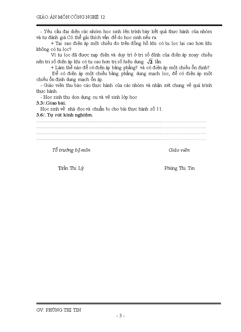 image for page CÔNG NGHỆ 12 Tiết 9