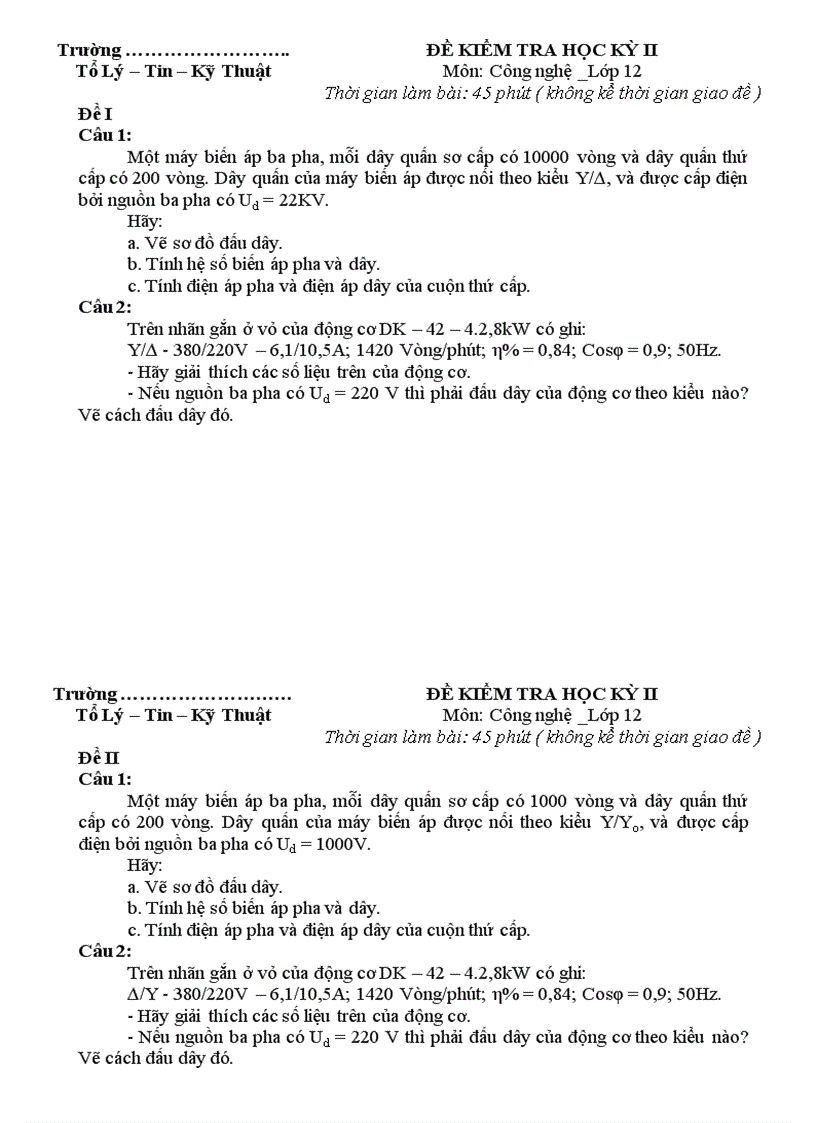 image for page Đề kiểm tra học kỳ II Cn12