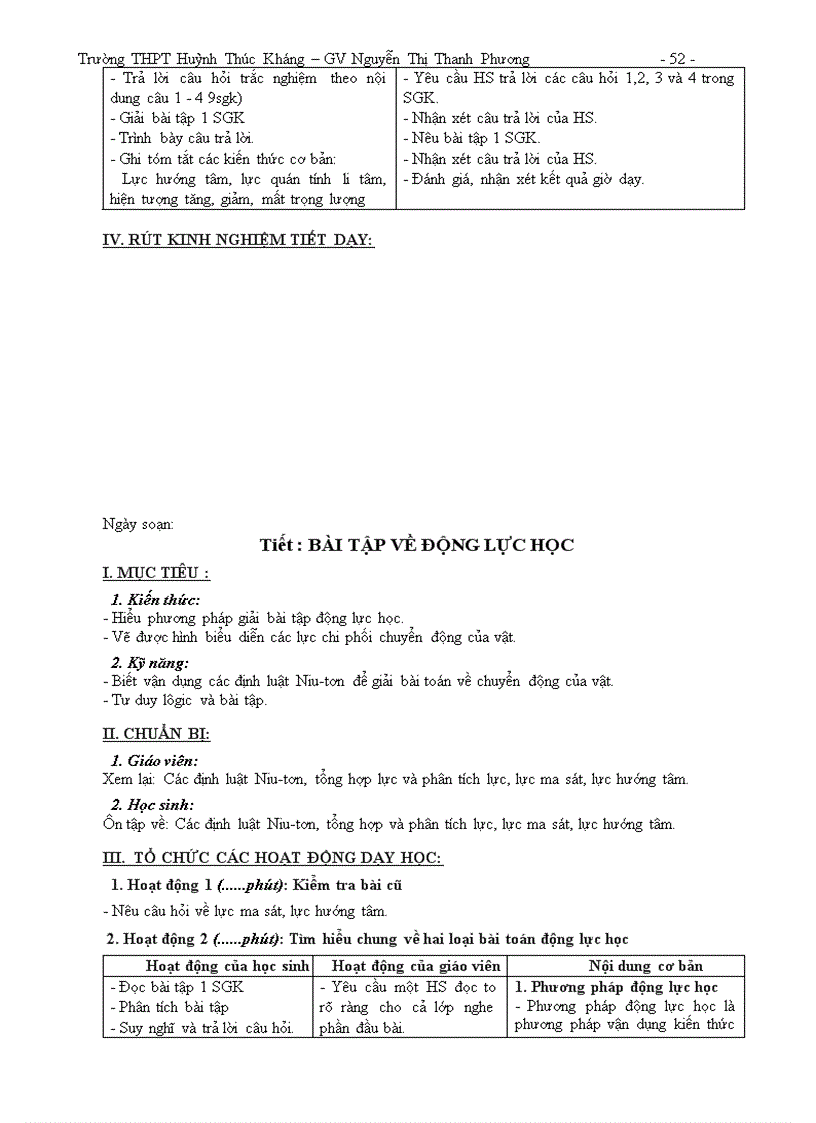 image for page Giao an 10 nang cao