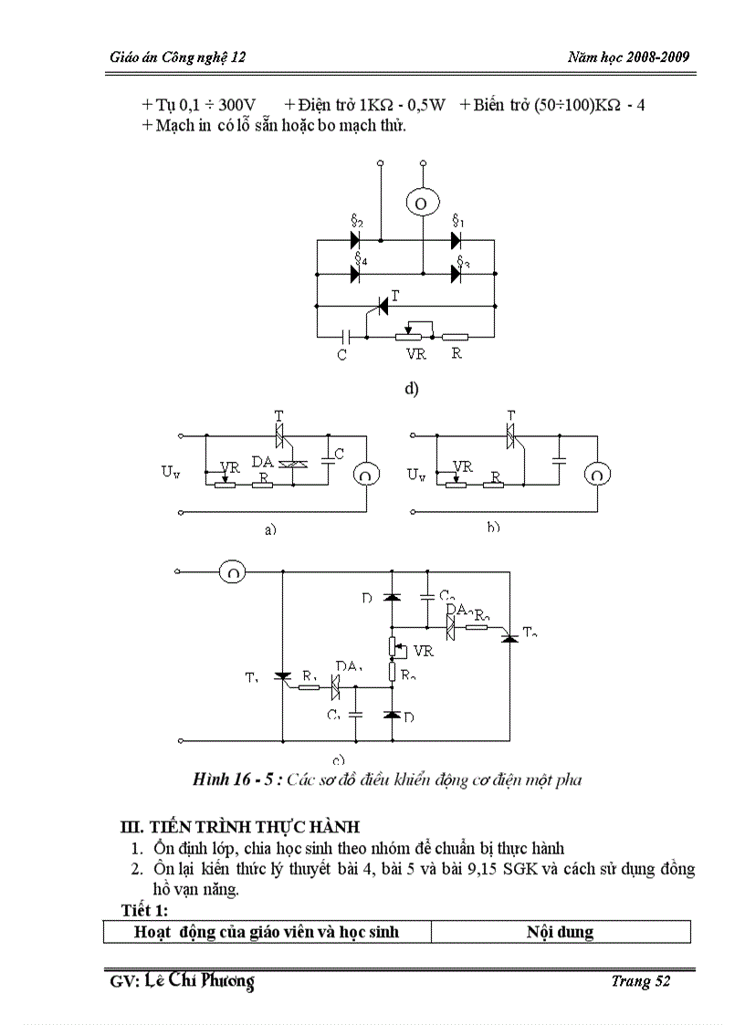 image for page Giáo án cn 12 có bài ktra