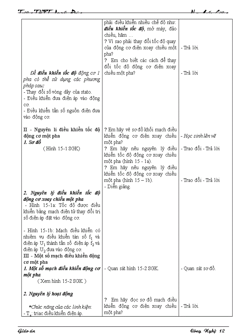 image for page Giáo án CN12 Bài 14 16