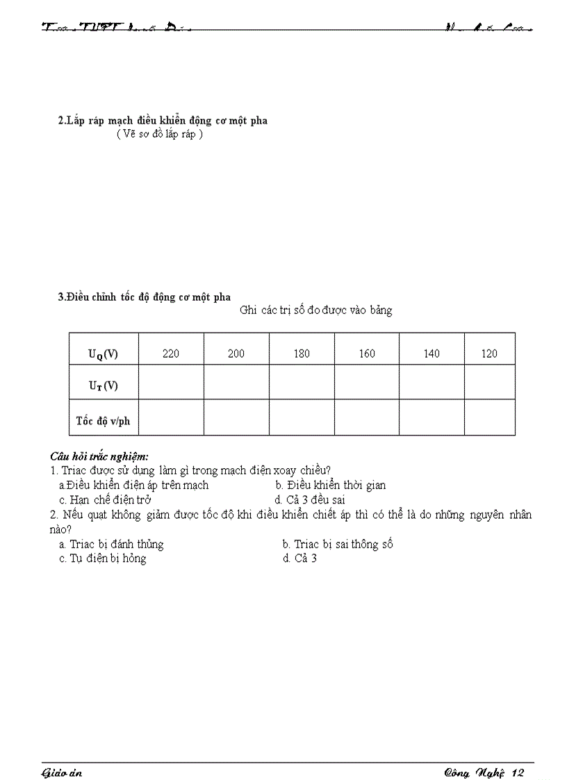 image for page Giáo án CN12 Bài 14 16