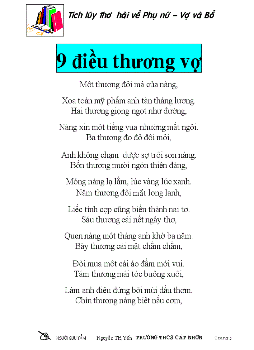 image for page Thư giãn 11 điều vợ dặn chồng phải vâng lời