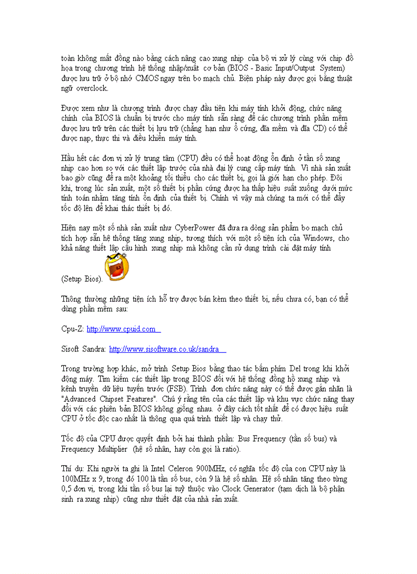 image for page Thủ thuật tăng tốc máy tính bằng tay