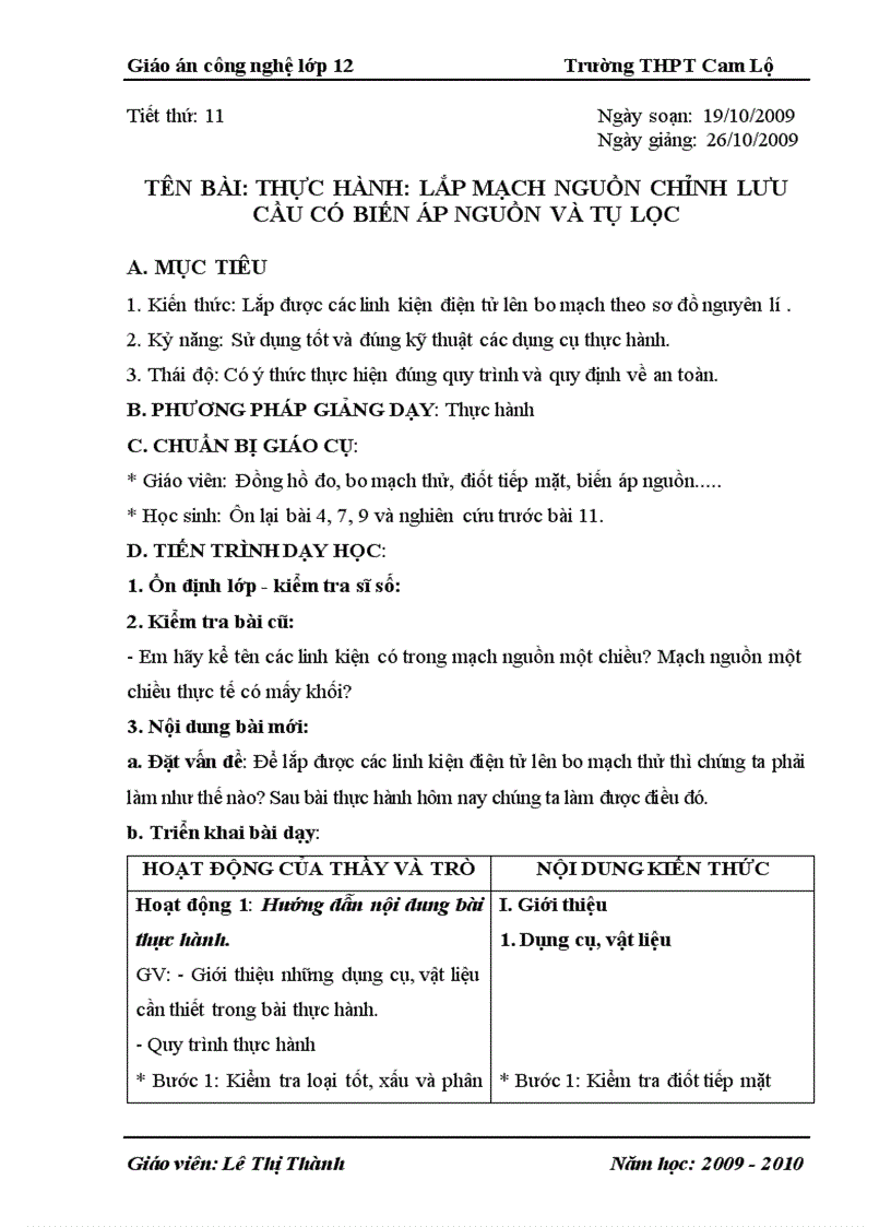 image for page Tiết 11 Công nghệ 12