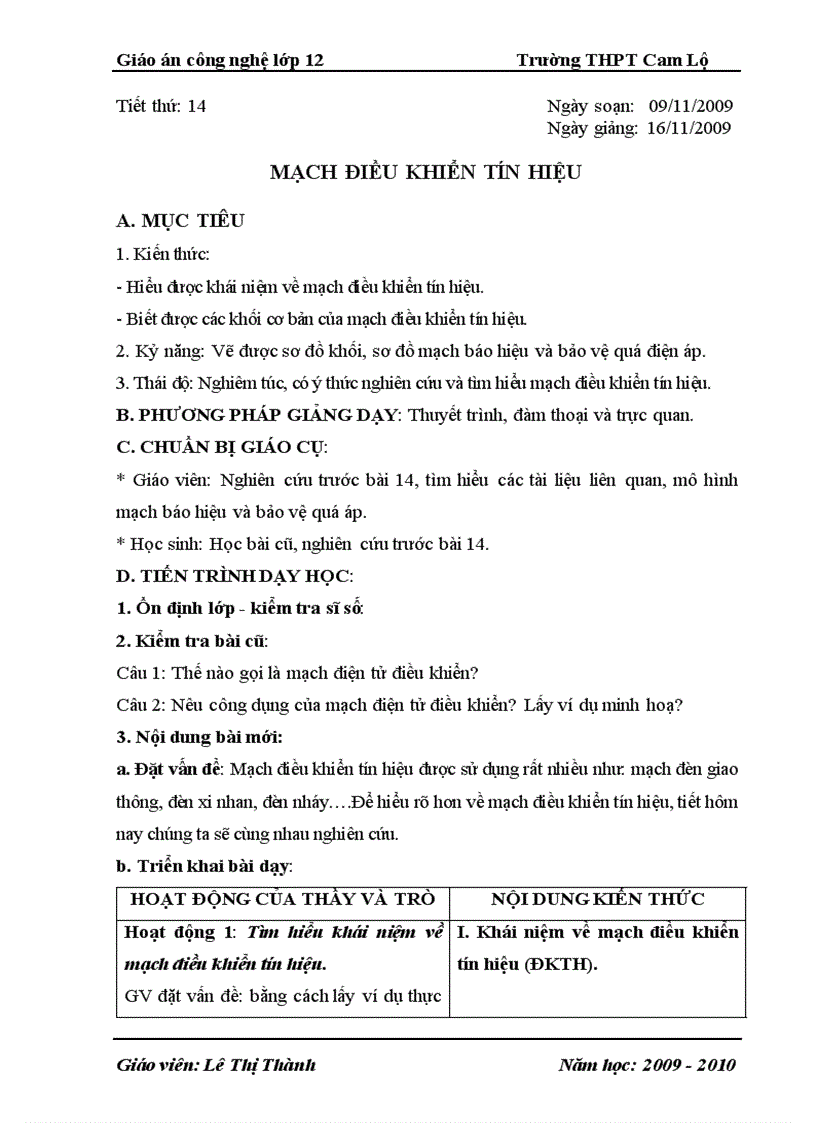 image for page Tiết 14 Công nghệ 12