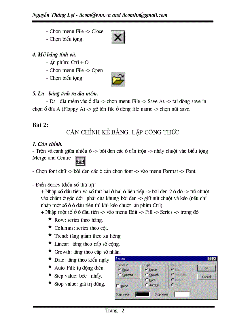 image for page Can ban ve excel