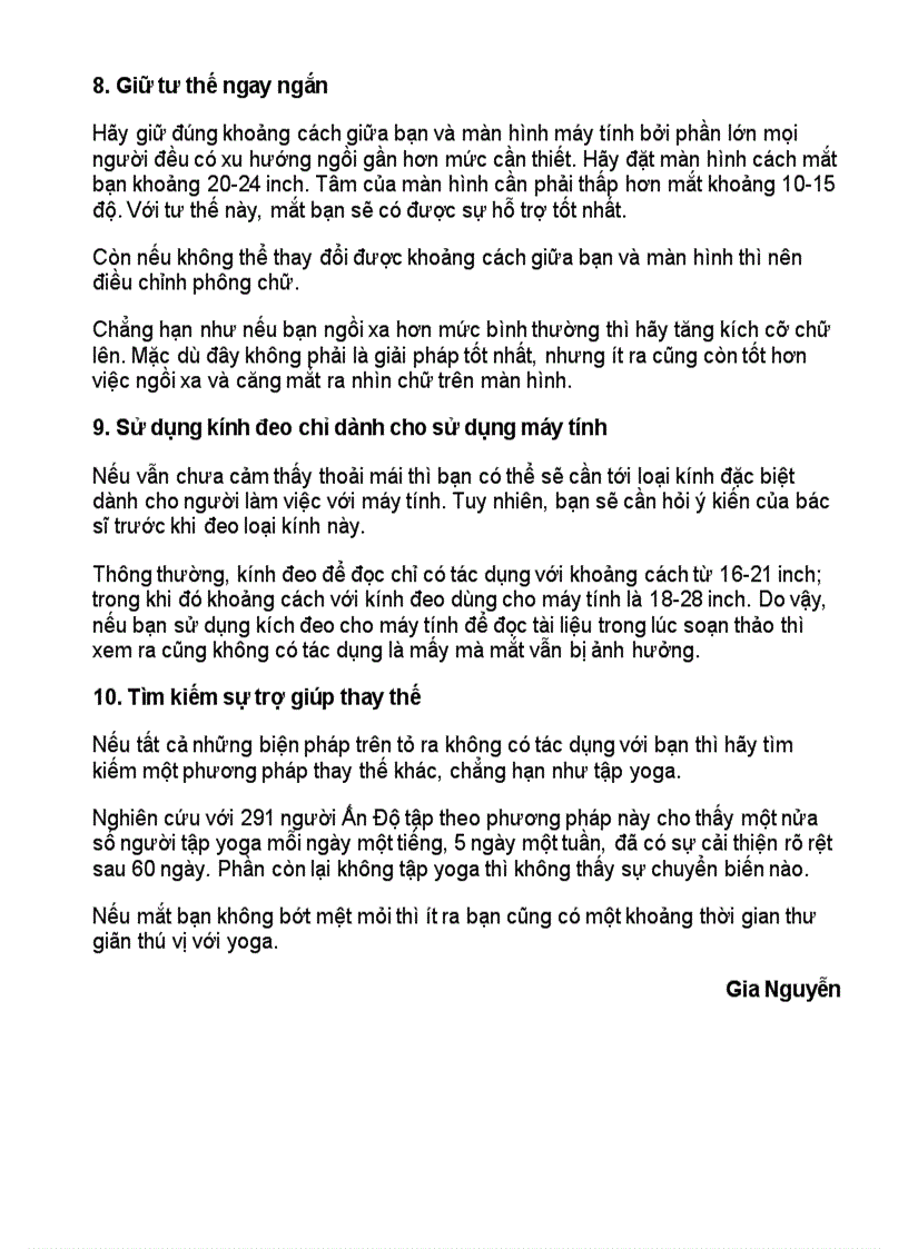 image for page Khắc phục suy giảm thị lực do máy tính