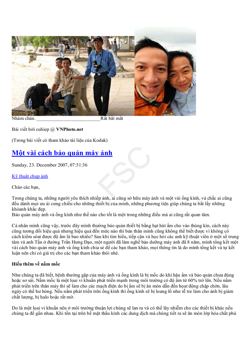 image for page Nguoi chup hinh can biet