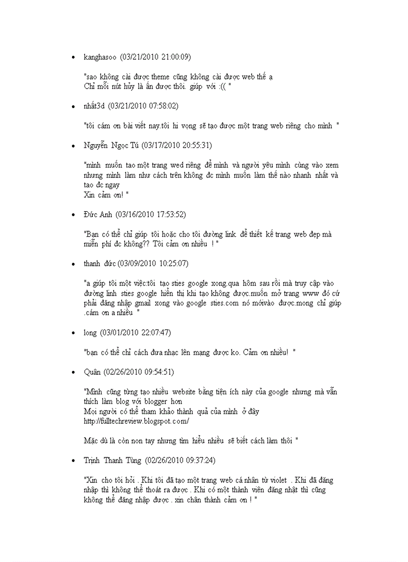 image for page Tạo trang web