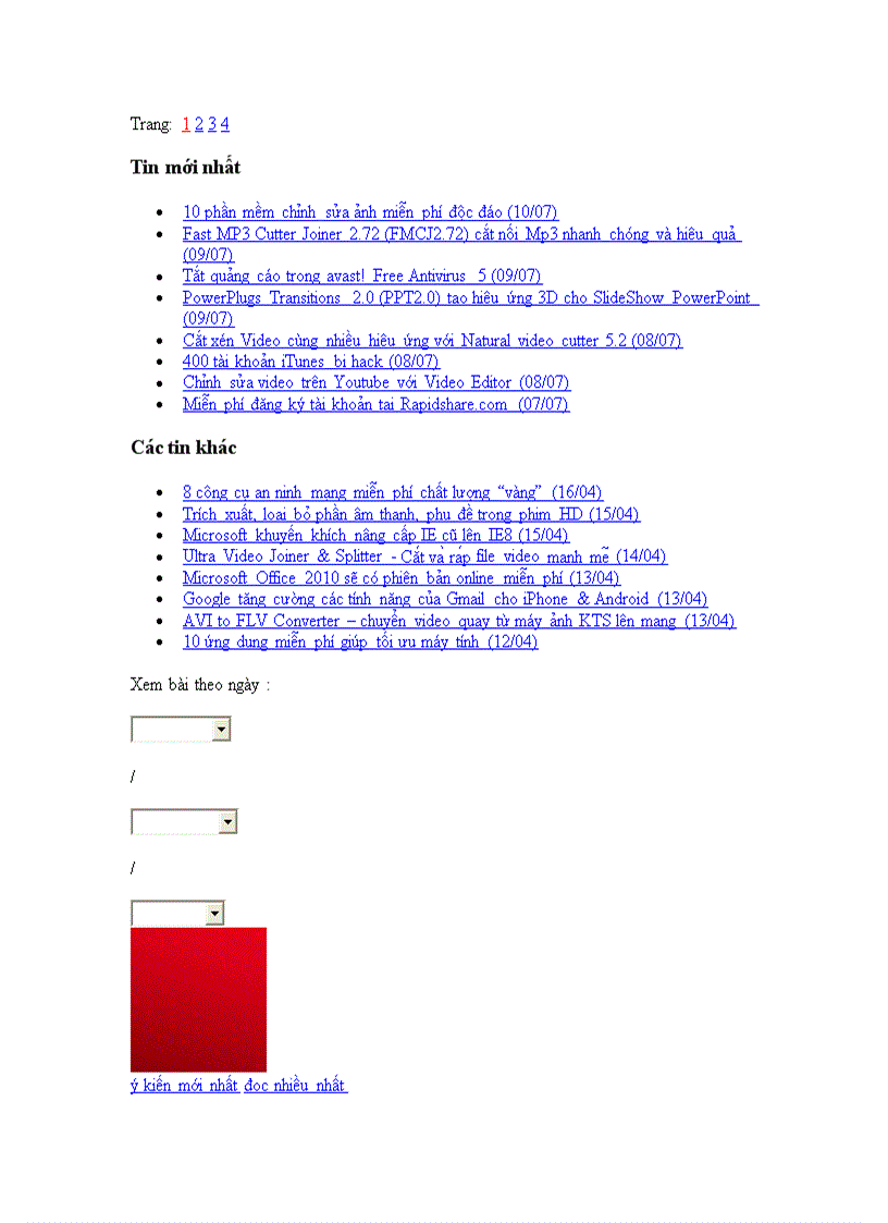 image for page Tao trang wed