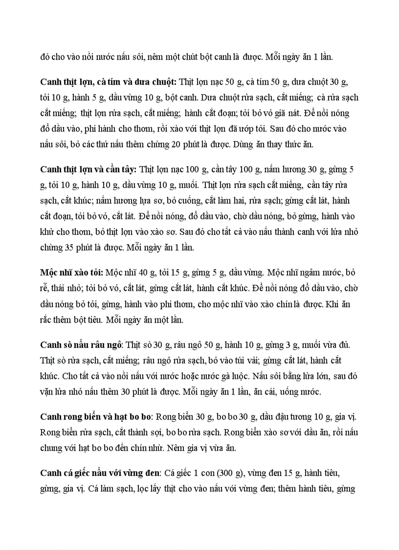 image for page Thức ăn chữa bệnh huyết áp