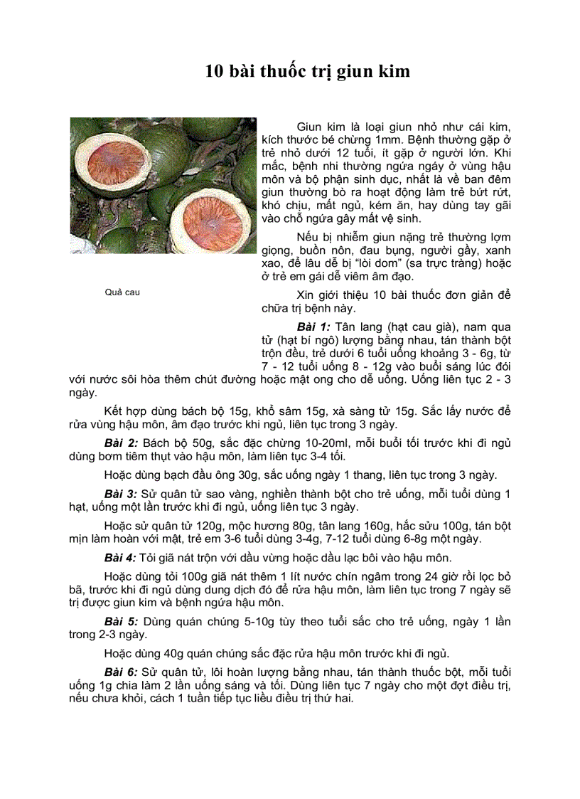 image for page 10 bai thuoc tri giun kim 5619 pdf