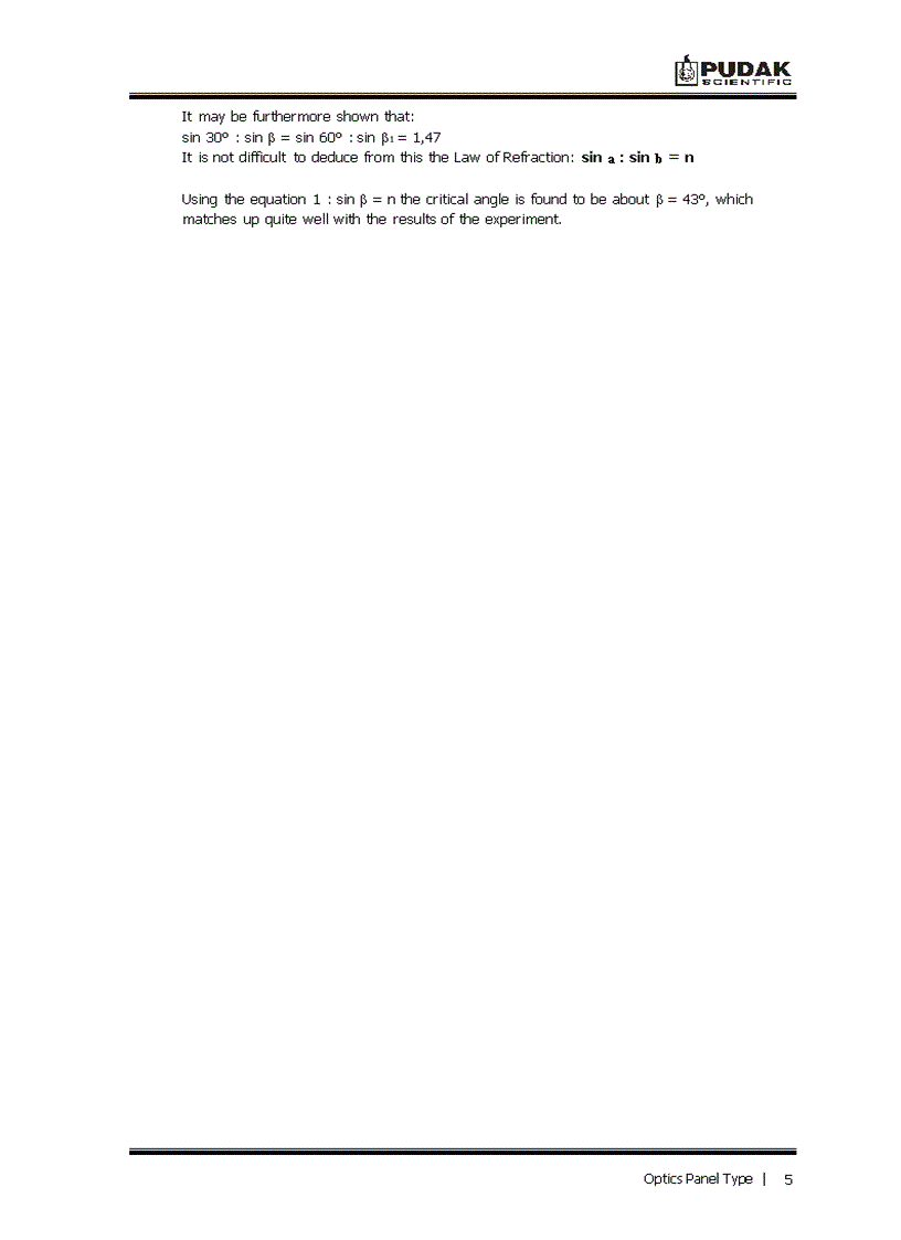 image for page Bài 3 Hướng dẫn THTN về hiện tượng khúc xạ ánh sáng